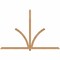 Ekena Millwork Redmond Timber Gable Bracket, Western Red Cedar, 108"W x 72"H x 1 1/2"D x 3 1/2"F, 16/12 Pitch GBW108X72X0204RED00SWR - alternate 1